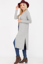 Load image into Gallery viewer, Grey Cardigan with Buttons