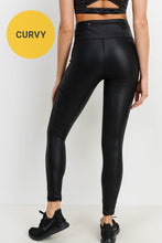 Load image into Gallery viewer, Curvy Triple Zippered Pocket Highwaist Foil Legging-PLUS