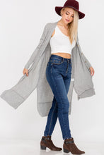 Load image into Gallery viewer, Grey Cardigan with Buttons